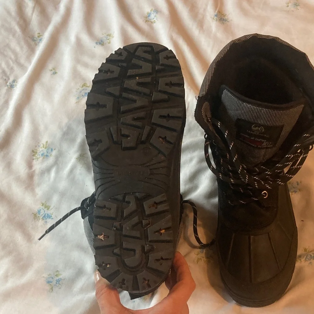 Men's Black Winter Boots